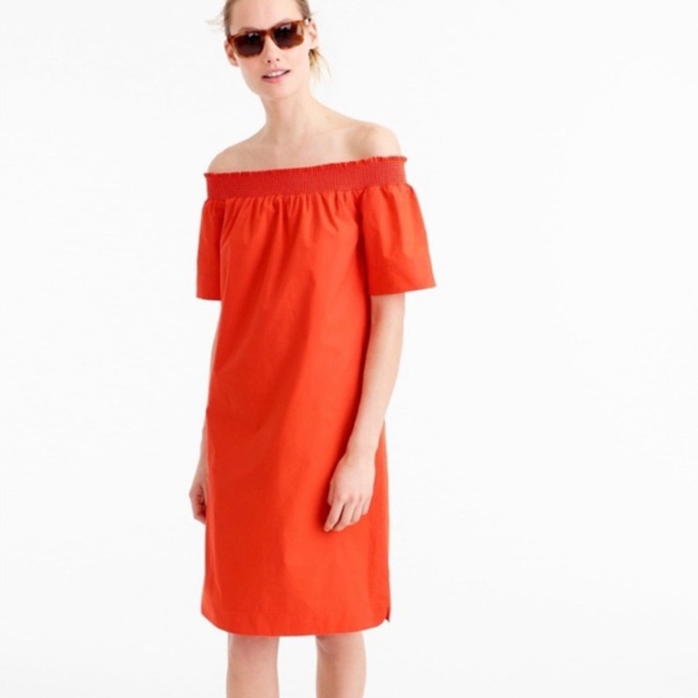 J.Crew Off-the-Shoulder Dress